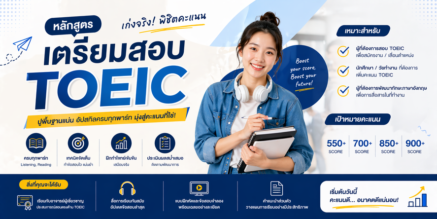 หลักสูตรเตรียมสอบ TOEIC
